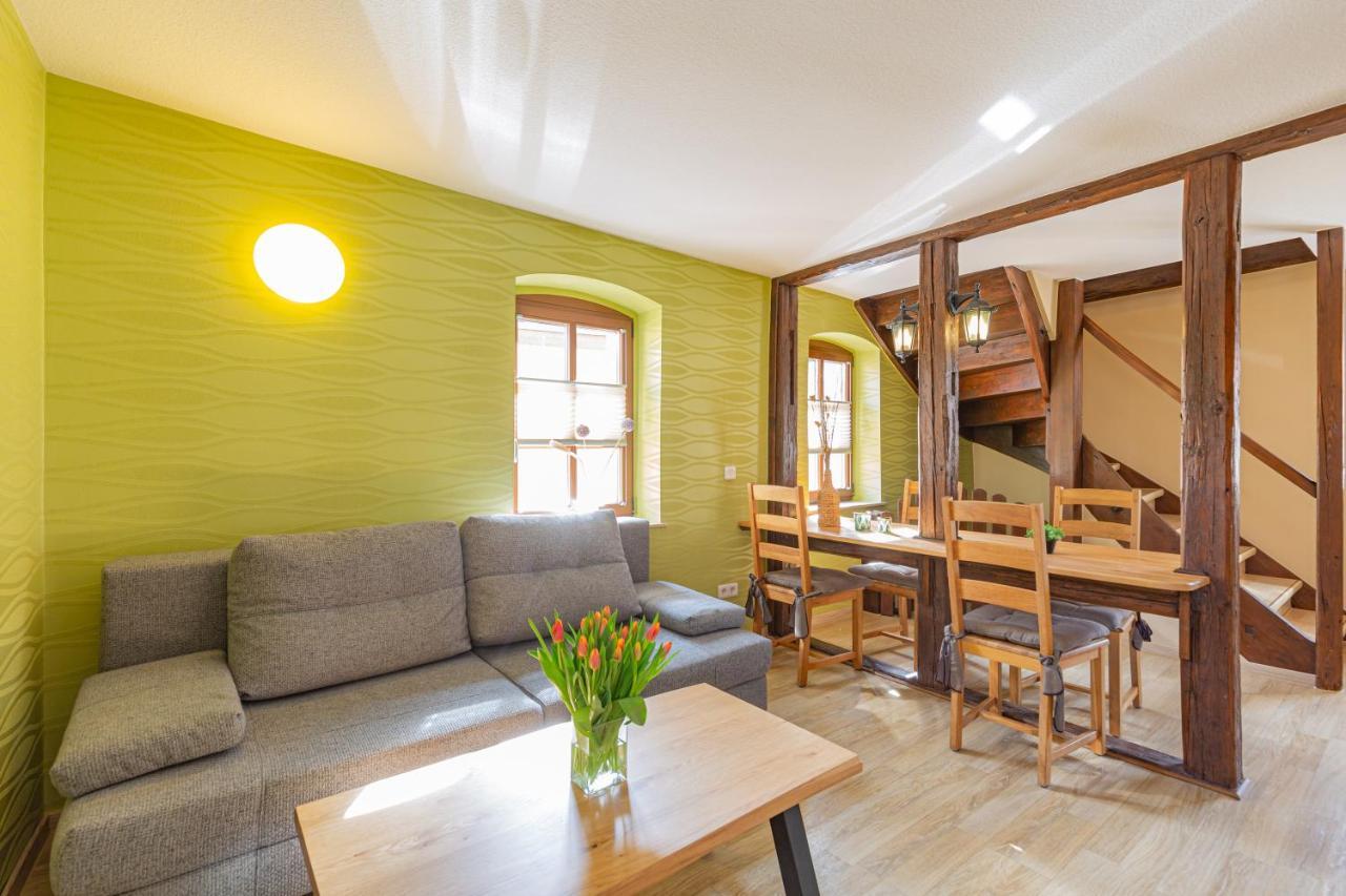 Apartmenthaus Schlag Naumburg  Bagian luar foto