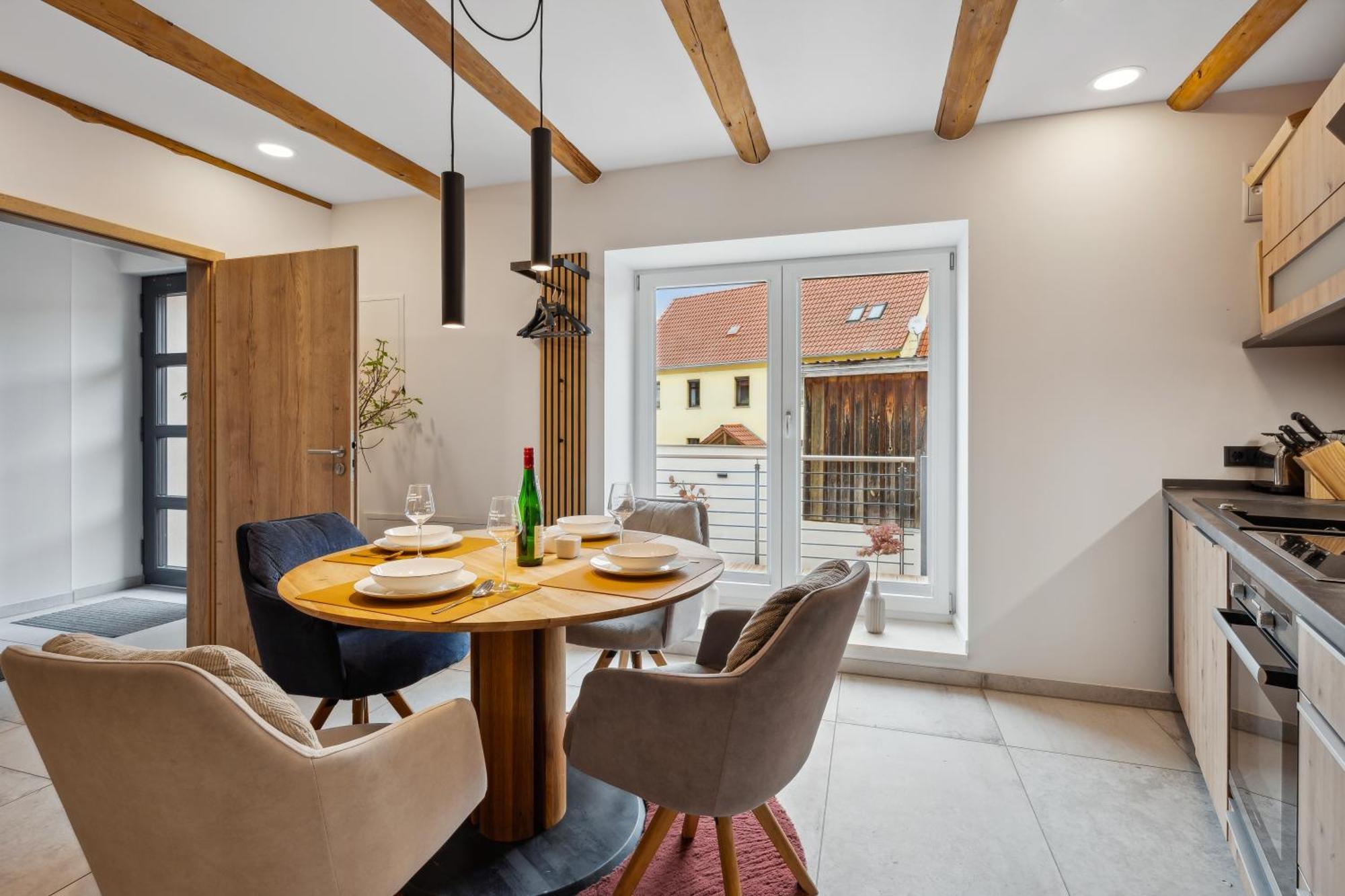 Apartmenthaus Schlag Naumburg  Bagian luar foto
